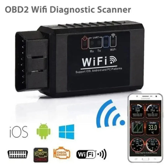 OBD2 WIFI ELM327 V 1.5 Scanner for iPhone IOS /Android Auto OBDII OBD 2 ODB II ELM 327 V1.5 WI-FI Code Reader Diagnostic Tool Peaceful Pleasures Health and Wellness