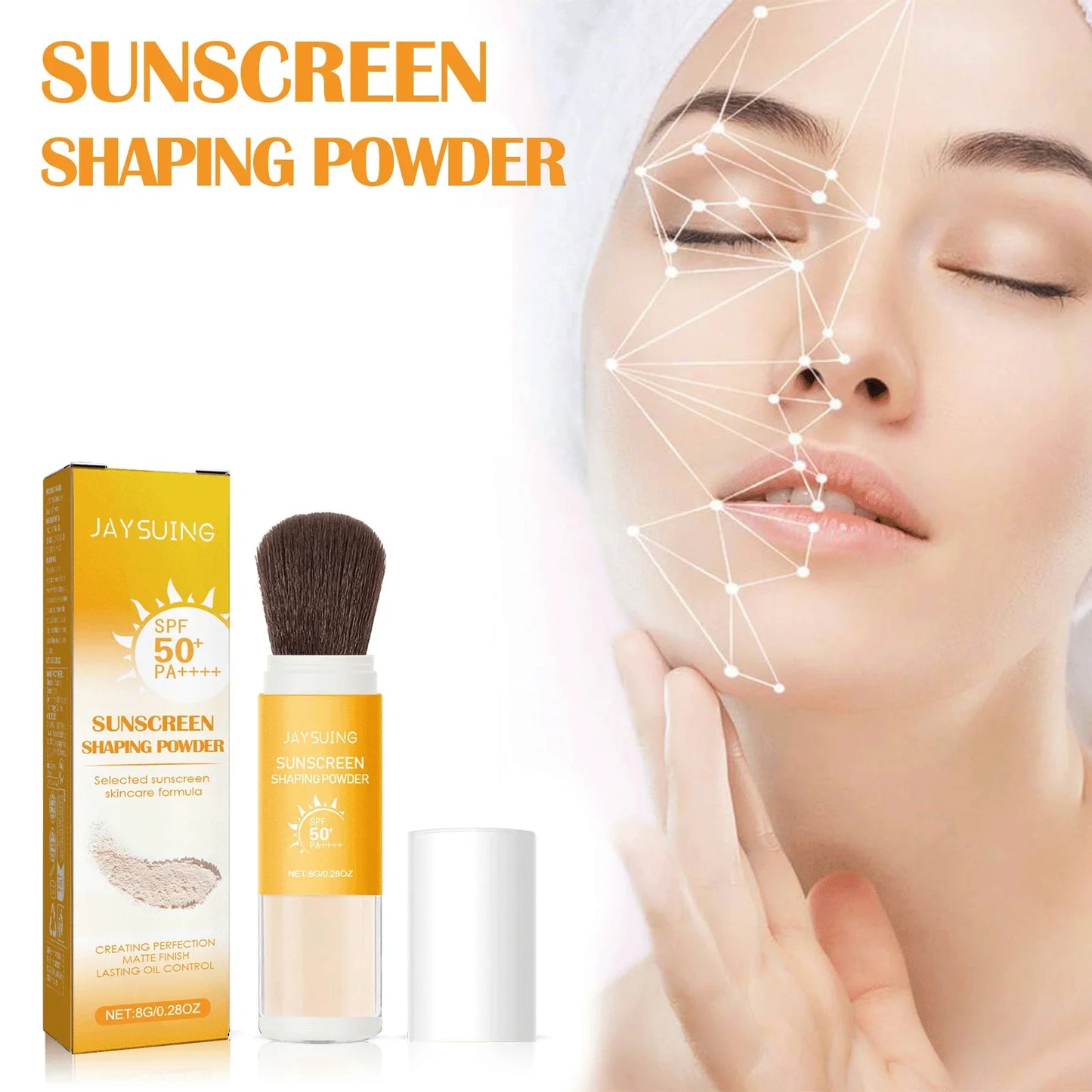 SPF 50 Sunscreen Loose Setting Powder – Oil Control & Matte