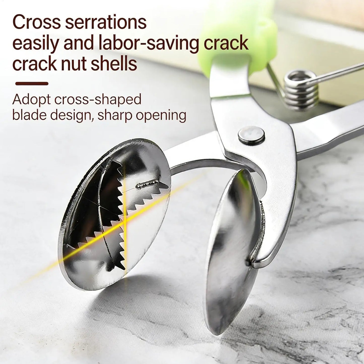 Stainless Steel Chestnut Cutter & Walnut Nut Cracker Tool