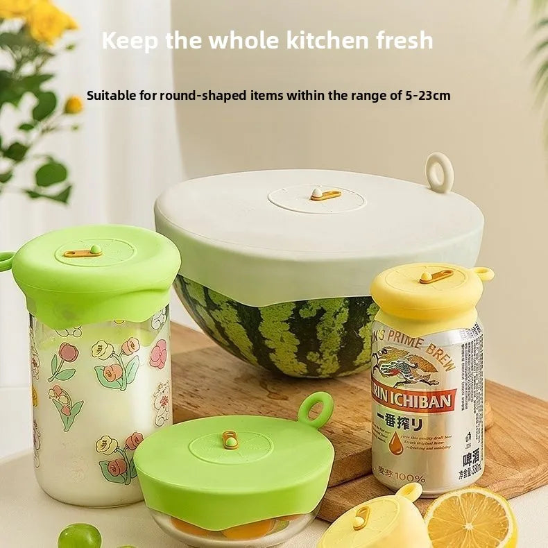 Silicone Stretch Food Cover Set – Reusable Bowl Lids | BPA-Free