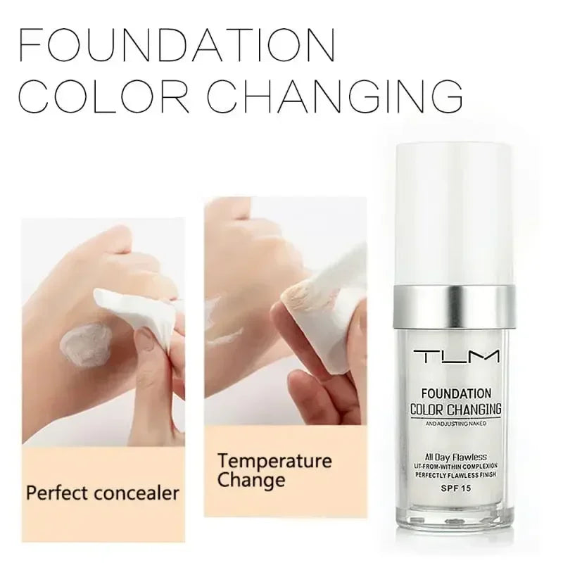 TLM Color Changing Liquid Foundation – Matte & Hydrating