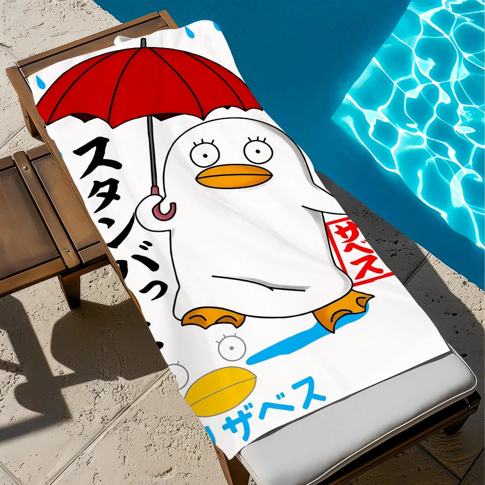 Gintama Anime Beach Towel – Quick Dry, Soft, Multi-Size