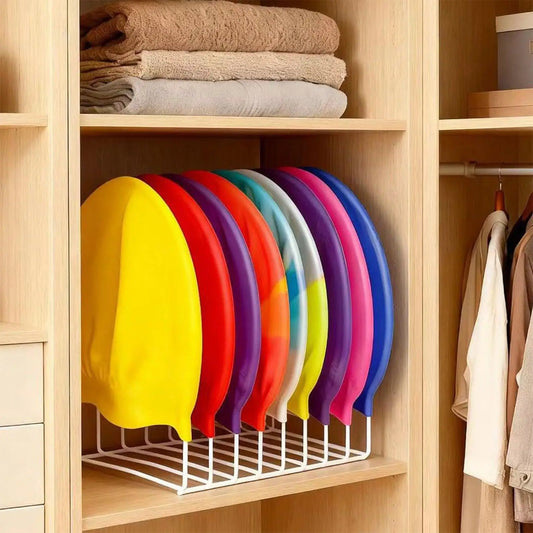 Metal Beanie Organizer Stand Set of 2 – Space-Saving Hat Holder Hat Storage Stand Peaceful Pleasures Health and Wellness