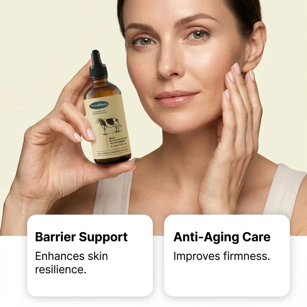 Beef Tallow Serum Anti-Wrinkle Firming Skin Fade Fine Lines Hydrating Moisturizing Shrinking Pores Soft Rejuvenation Face Care Peaceful Pleasures Health and Wellness