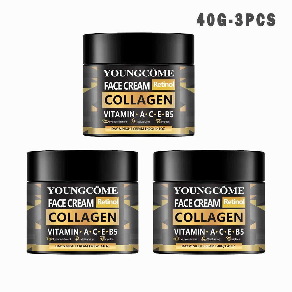 Retinol & Collagen Face Cream – Firming & Hydrating Moisturizer