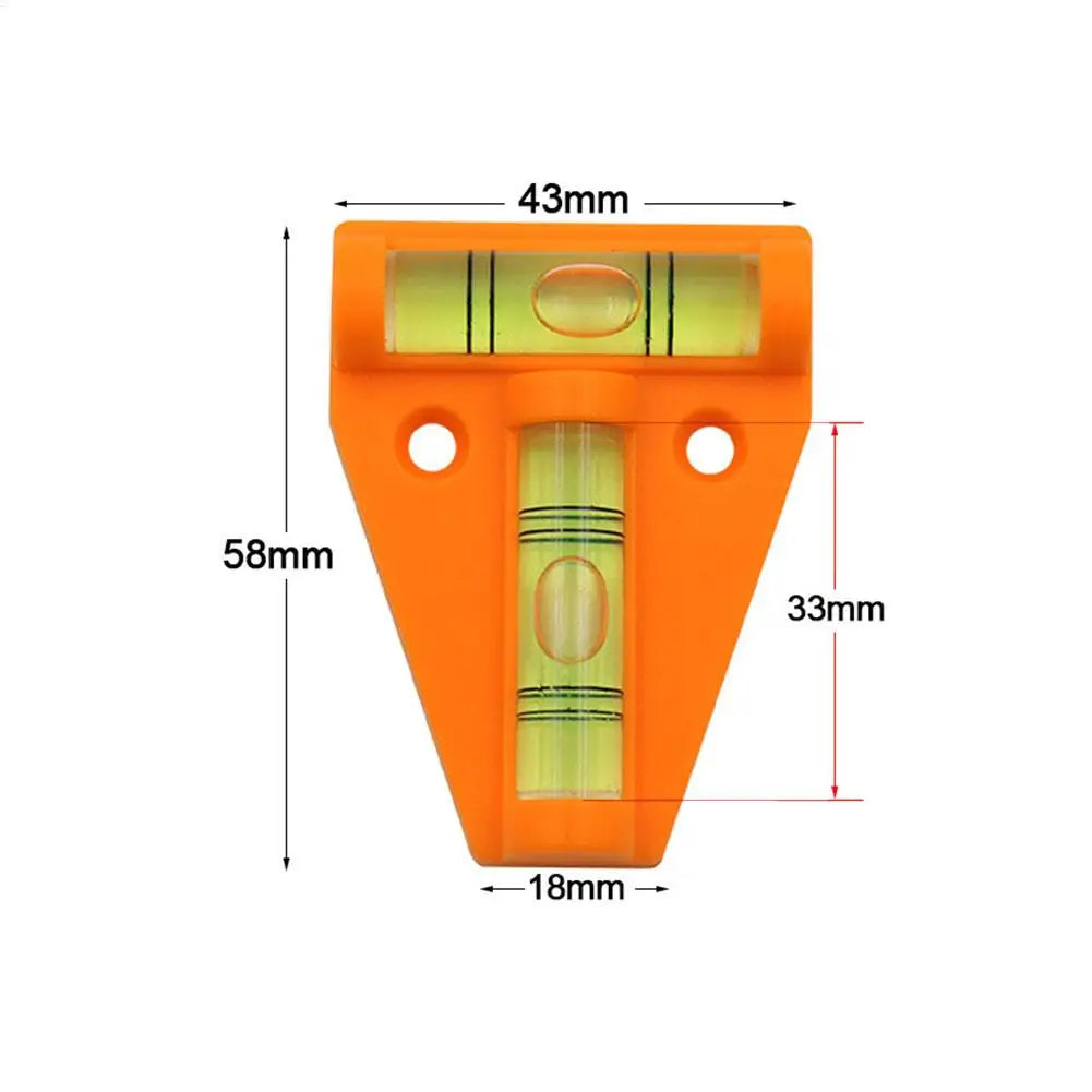 Mini T-Type Bubble Spirit Level | Compact Measuring Tool