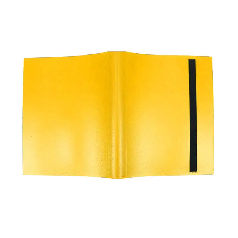 Clear Grid Pocket Album 4/9/12 Slot Organizer for Cards Tickets Portable Mini Photo Book | Multipurpose Storage for Collectibles Peaceful Pleasures Health and Wellness 9 grid yellow