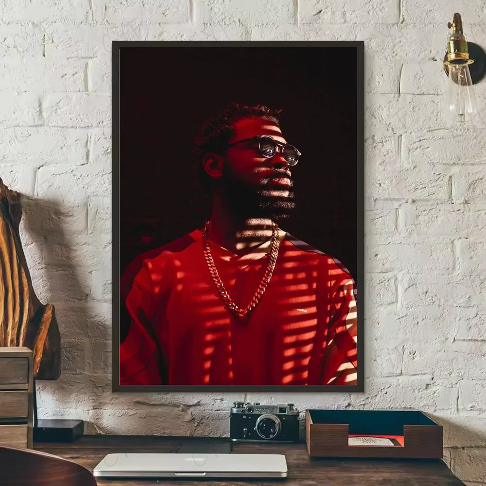 D-Damso Qalf Rapper Poster HD art sticky wall waterproof home living room bedroom bar aesthetic decoration Peaceful Pleasures Health and Wellness z8 40X50cmNoframe