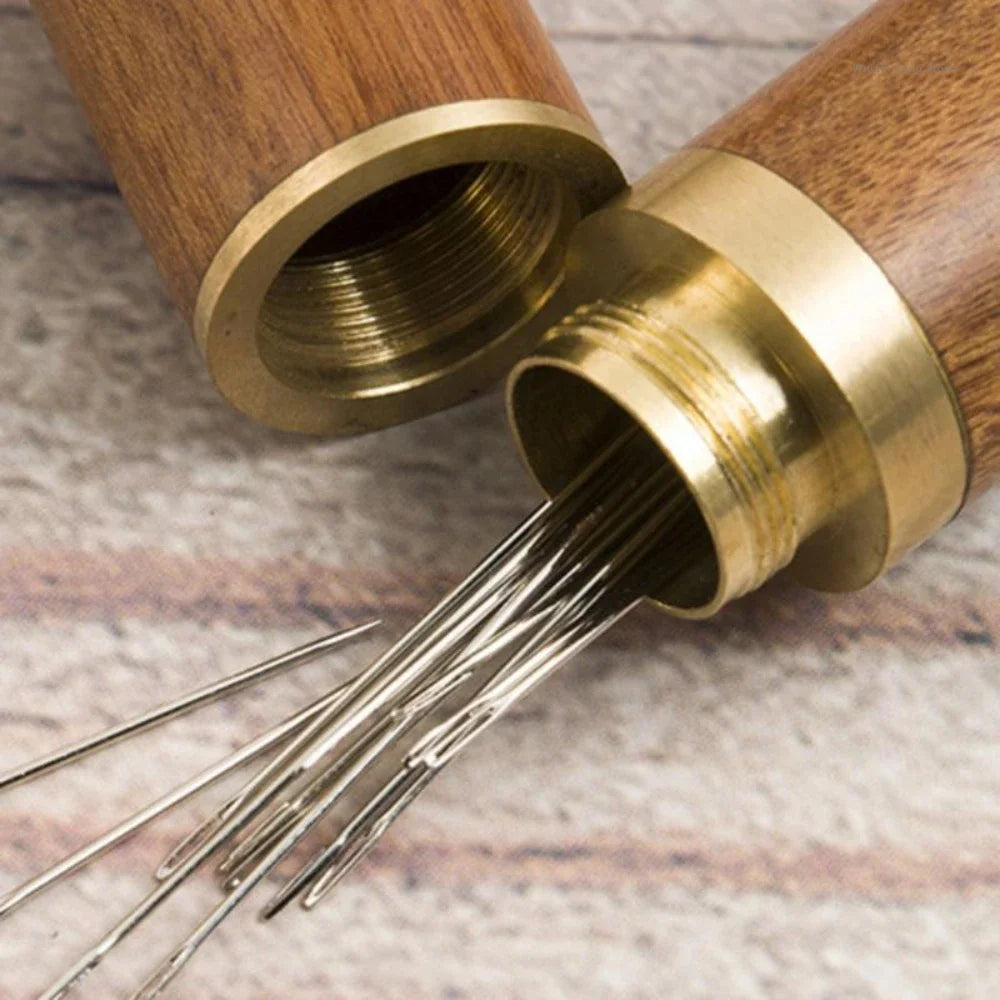 Self-Threading Stainless Steel Sewing Needles Kit – 12pc Set