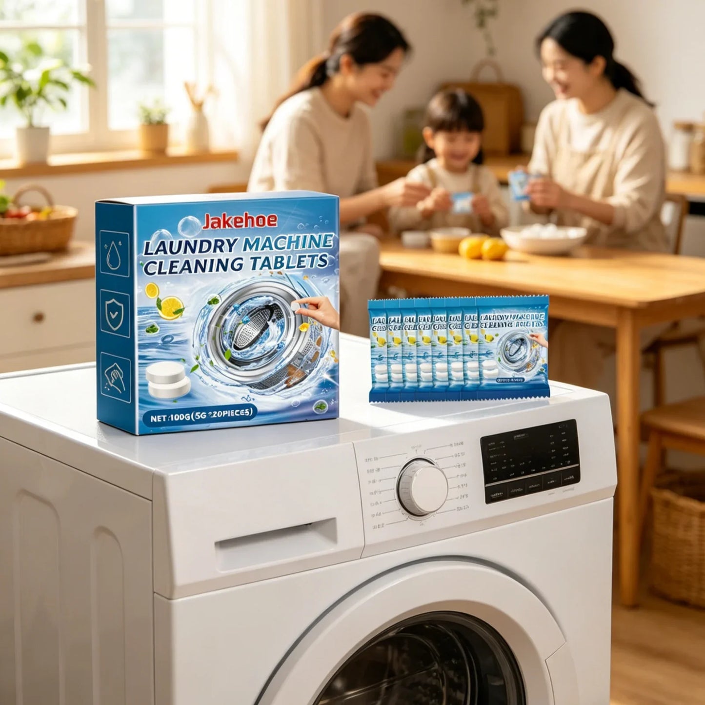 Jakehoe Washing Machine Cleaning Tablets – 20 Pack Deep Clean