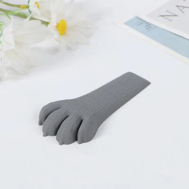 New 1pc Wedge Doorstops New Silicone Door Stop Reusable Shock Absorbent Block Anti-collision Stopper Home Door Doorstop Peaceful Pleasures Health and Wellness A6