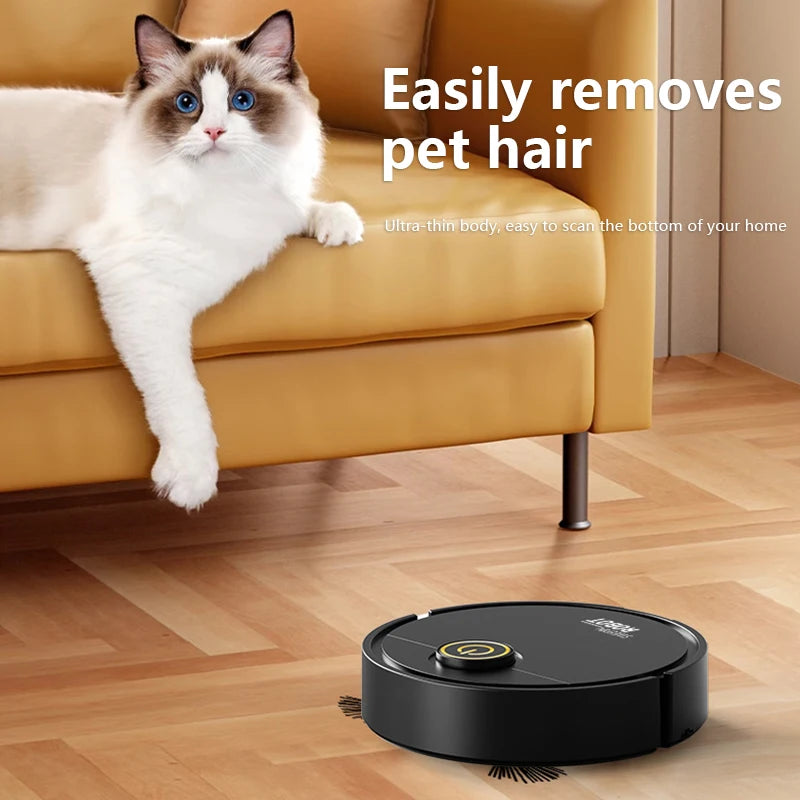 3-in-1 Automatic Sweeping Robot Sweep Vacuum Cleaner Mopping Floor USB Rechargeable Mini Cleaner Home Cleaning Machine Peaceful Pleasures Health and Wellness