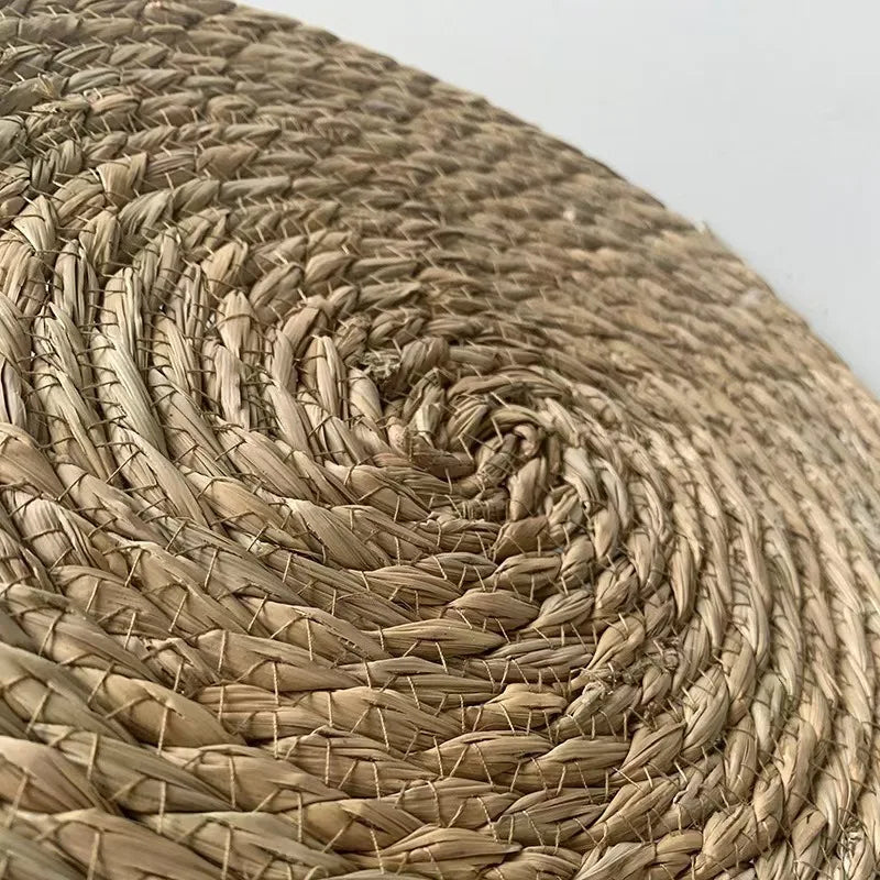 2026 New Pot Mats Handwoven Rattan Placemats Round Heat Insulation Mats Natural Woven Table Mats For Dining Home Wedding Decor Peaceful Pleasures Health and Wellness