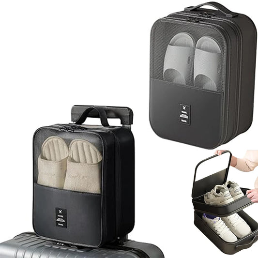 Travel Shoe Bags – Holds 3 Pairs | Portable Shoe Organizer Travel Shoe Organizer Peaceful Pleasures Health and Wellness