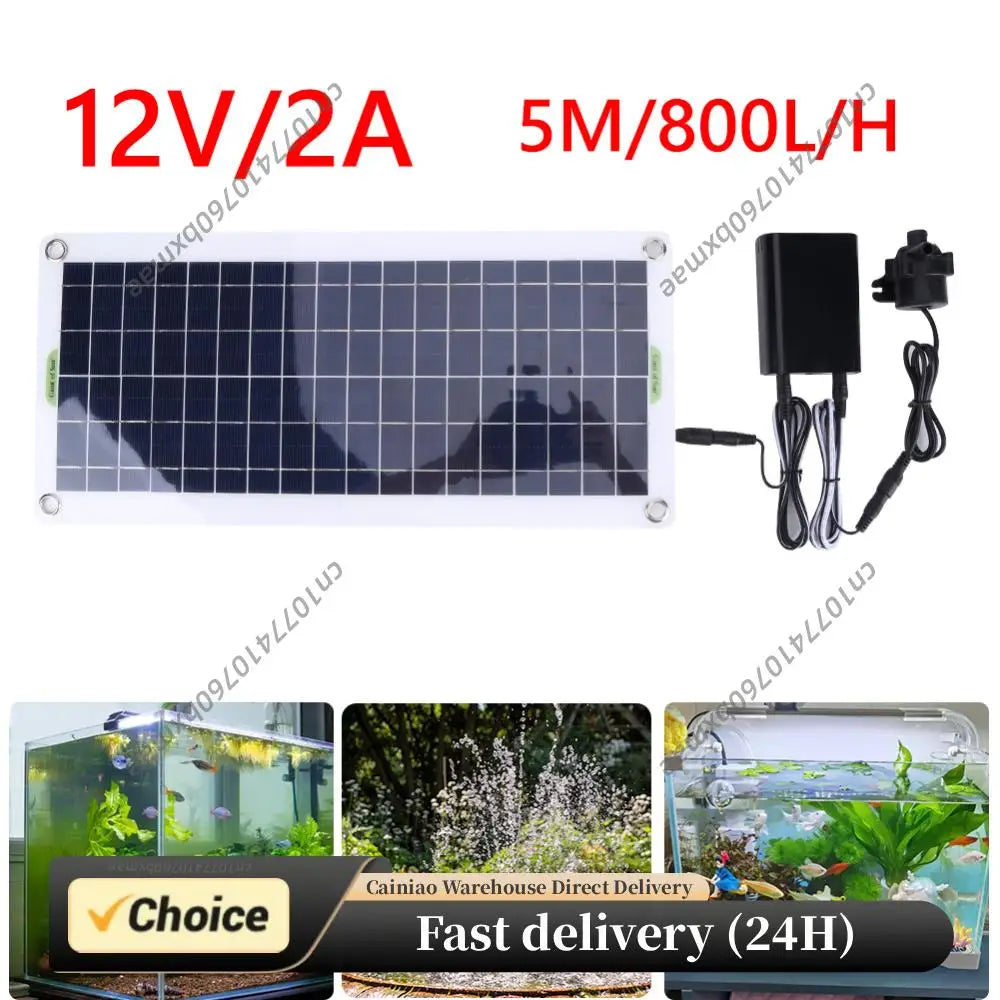 Solar Panel Water Pump 18V 30W Garden Decoration Mini Solar Panel Fountain Watering System Energy Saving Kits for Fish Tank Peaceful Pleasures Health and Wellness