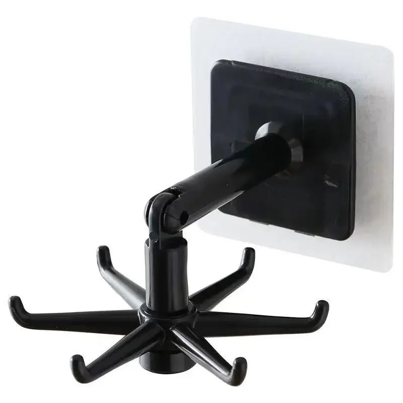 Rotating 7-Claw Hook Organizer – Kitchen & Bathroom Storage