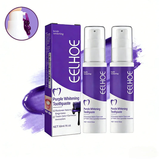 V34 Color-Correcting Whitening Toothpaste | Brighter Smile Daily Whitening Toothpaste Oasis Select