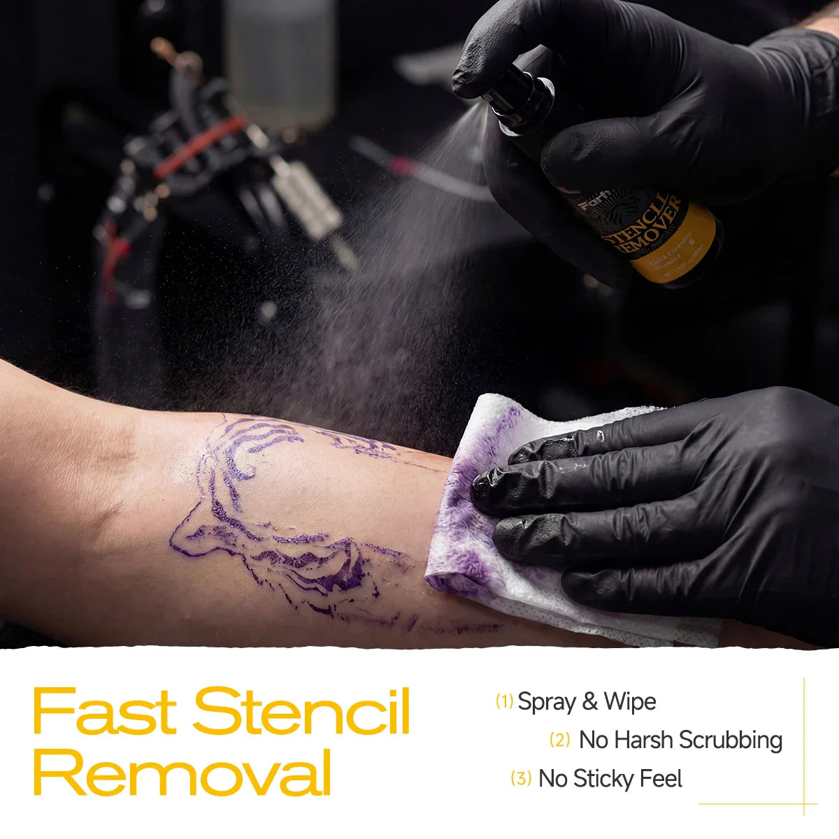 Skin Stencil Remover Spray – All Skin Types | 40ml