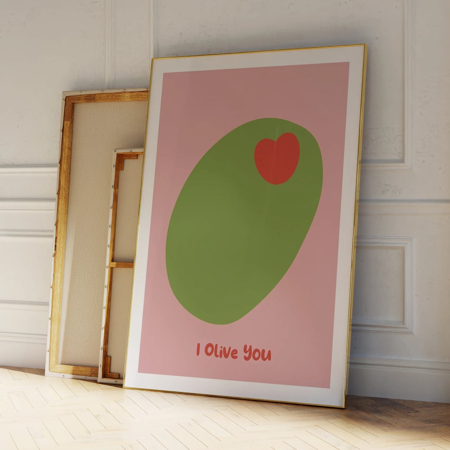 Green Olives Canvas Wall Art Print | Kitchen & Home Decor