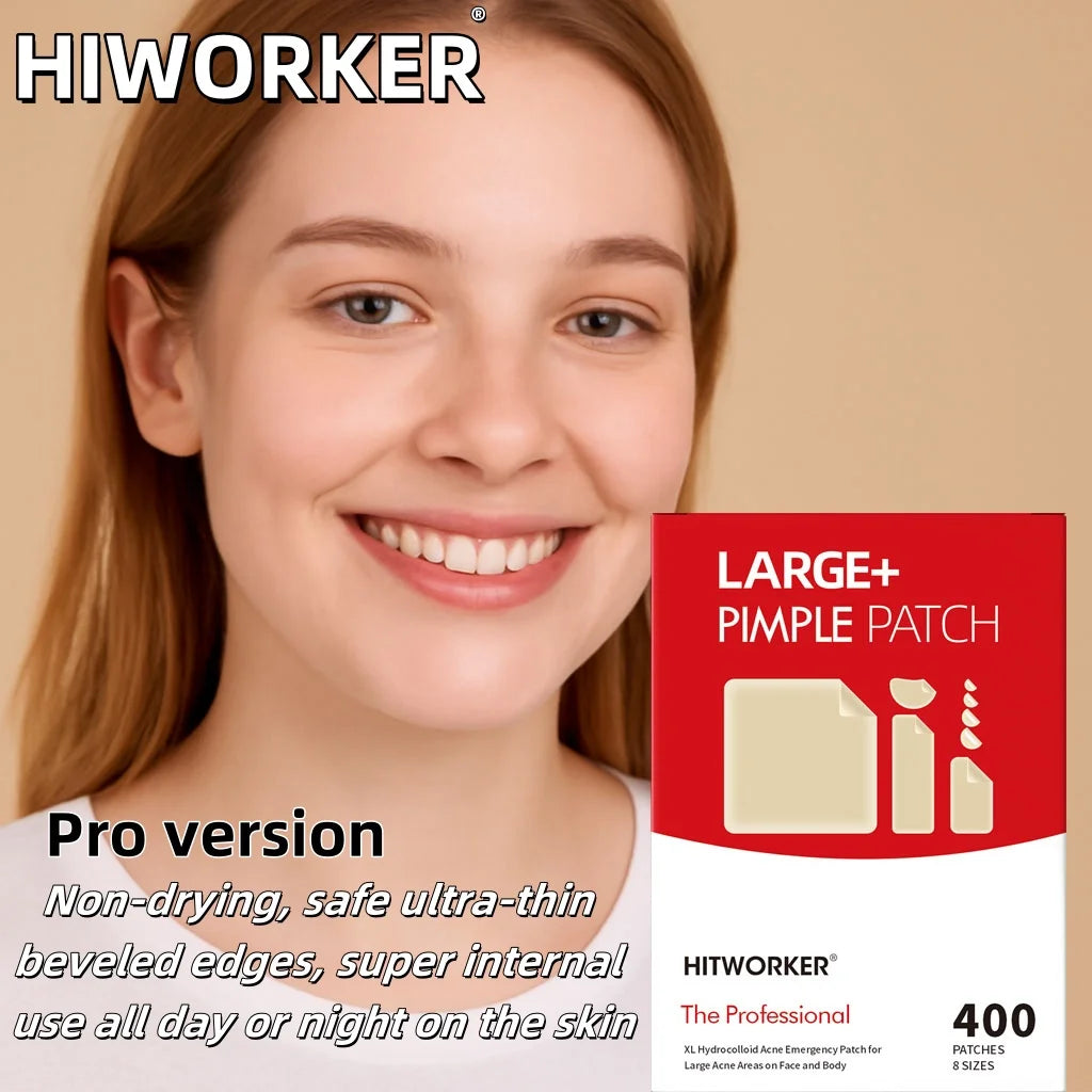 Invisible Waterproof Hydrocolloid Acne Patches – All Skin Types