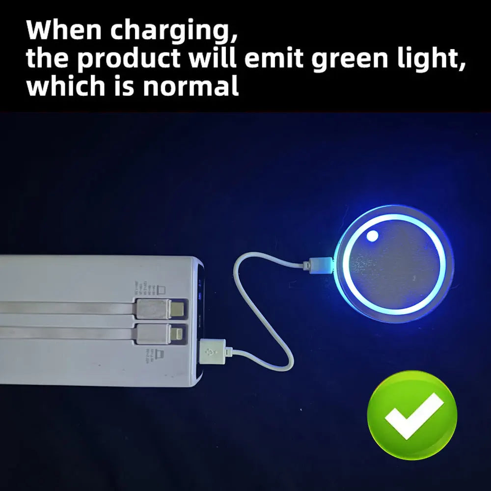 Car LED Cup Holder Light – 7 Color Rechargeable Coaster Insert