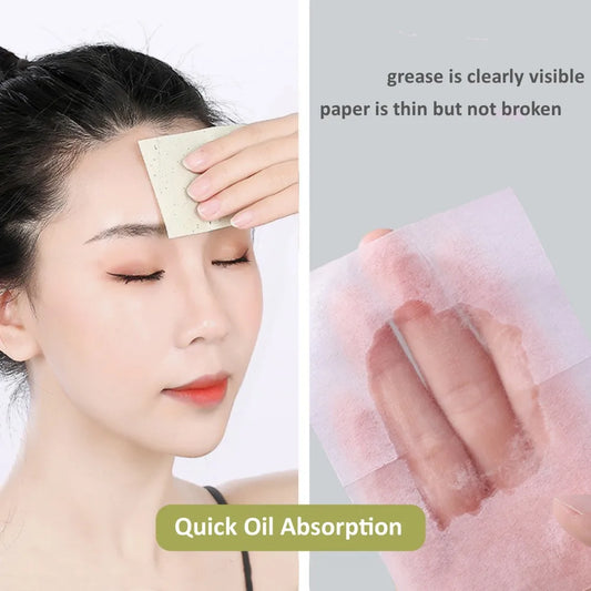 Green Tea & Lavender Facial Oil Blotting Papers – 100 Sheets Facial Blotting Paper Oasis Select