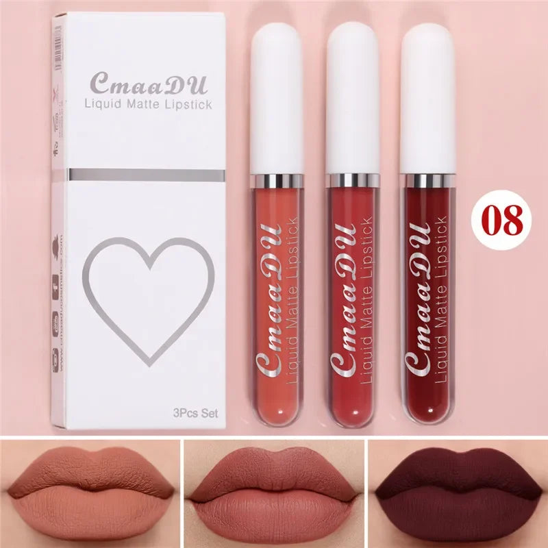 IFANYUO 6-Pc Matte Liquid Lipstick Set – Waterproof Velvet Lip Gloss