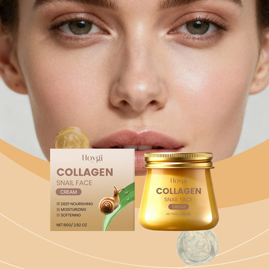Hoygi Collagen Snail Anti-Aging Moisturizing Face Cream 80g Anti-Aging Face Cream Peaceful Pleasures Health and Wellness