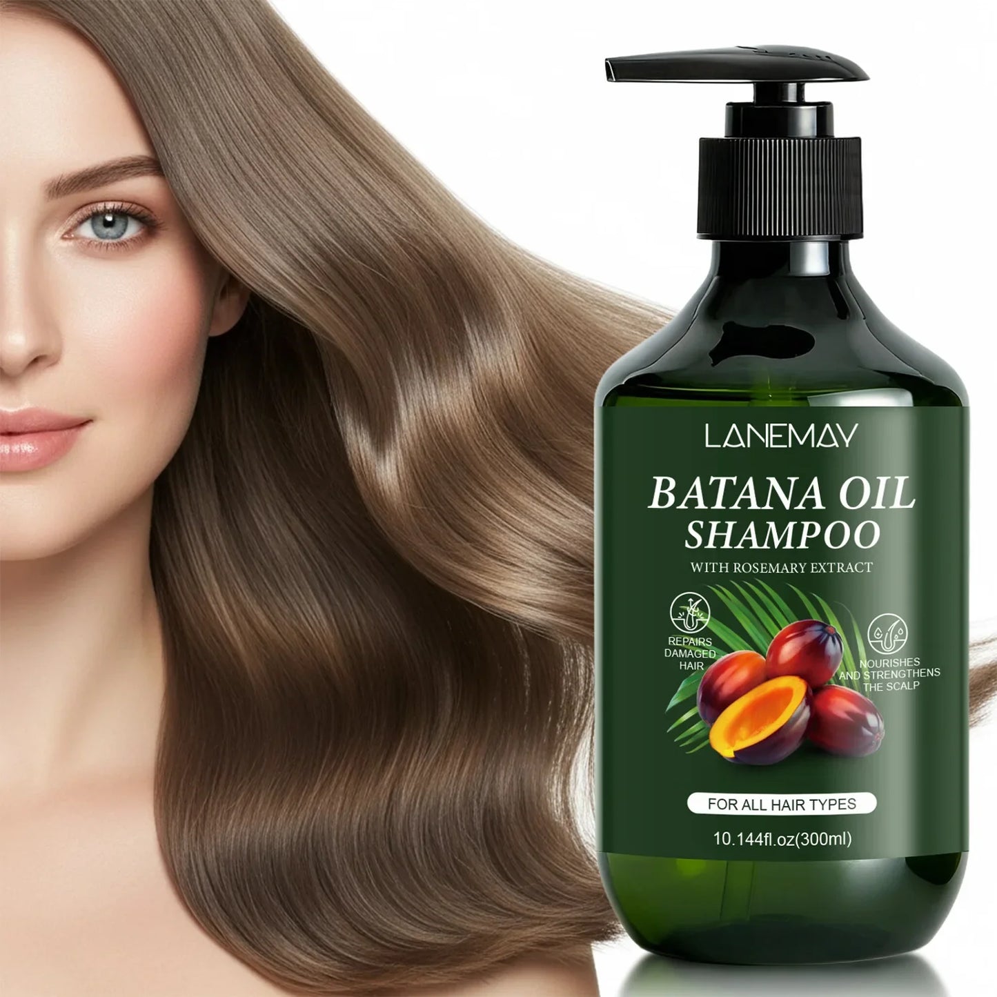 Batana Oil Shampoo – Nourishing, Dandruff Control 300ml