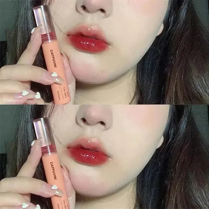 6-Color Mirror Lip Gloss | Waterproof Long-Lasting K-Beauty