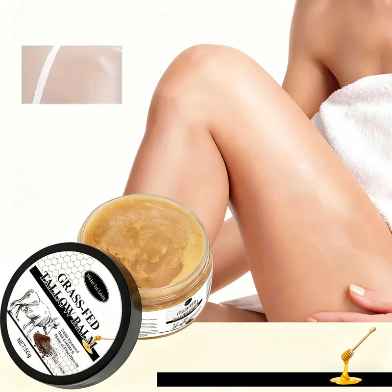 Grass-Fed Tallow Balm – Bee Venom & Caffeine Moisturizer
