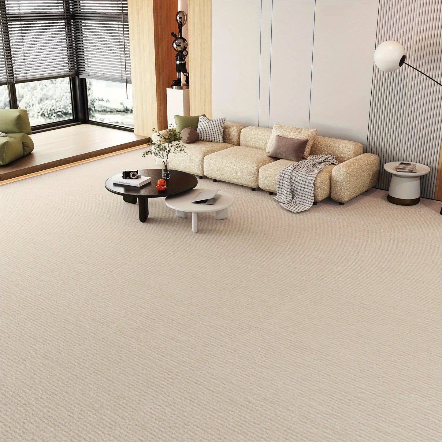 Self-Adhesive Carpet Runner 40cm×3m | Felt Rug Roll for Home
