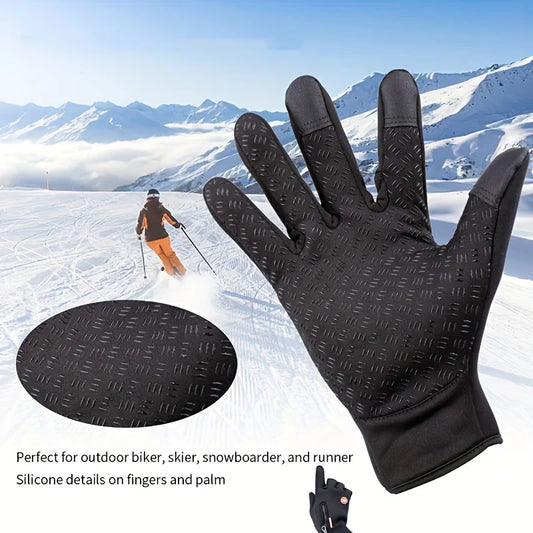 RooRuns Winter Cycling Gloves – Windproof & Touchscreen Warm Winter Cycling Gloves Peaceful Pleasures Health and Wellness