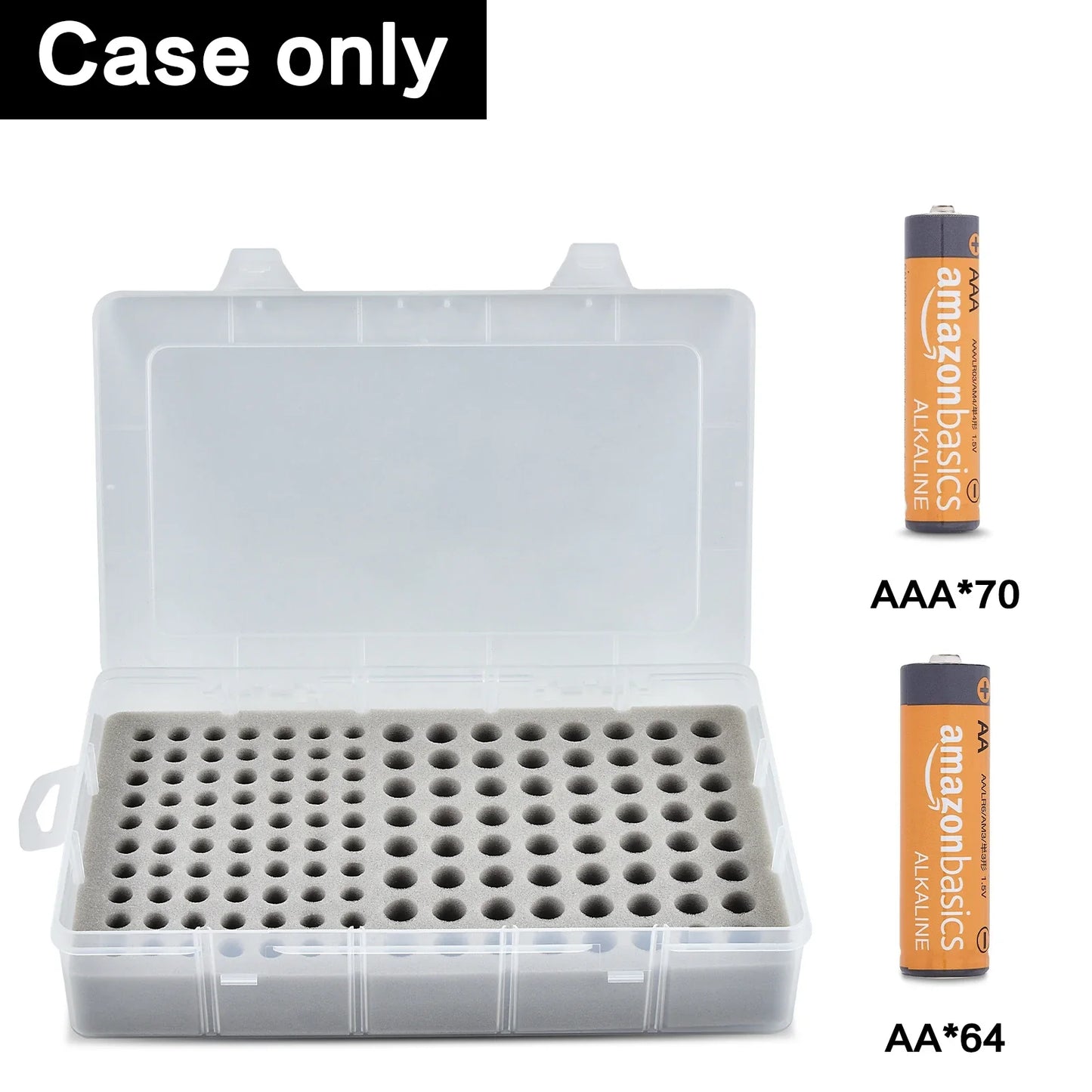 Battery Organizer Case – Stores 134 AA & AAA Batteries