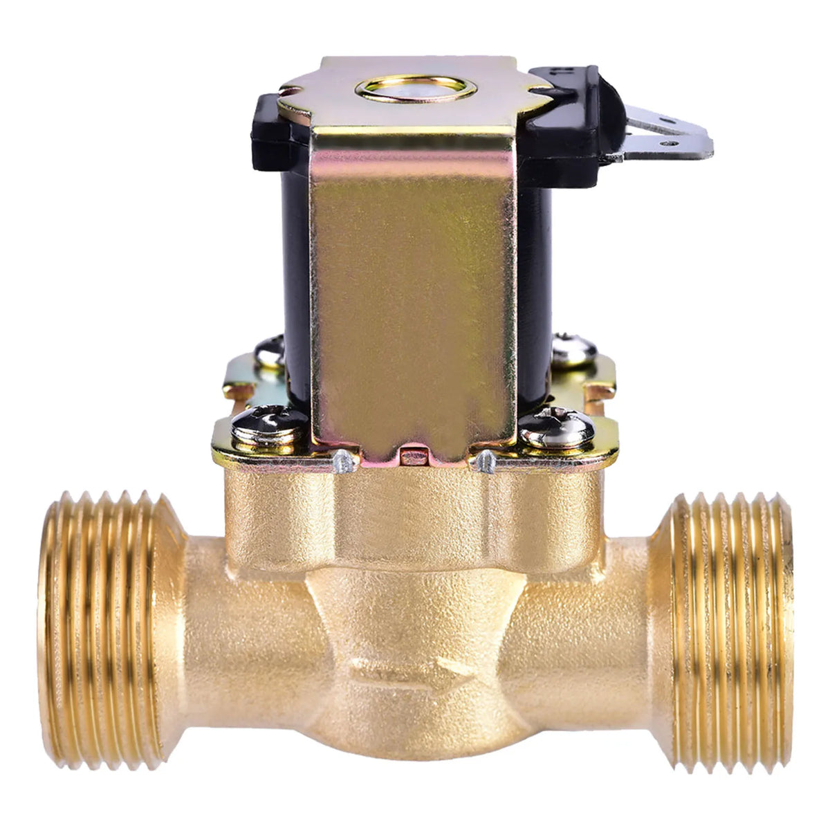 3/4" DC 24V Normally Closed Brass Electric Solenoid Magnetic Valve For Water Control Electric Valve DC Water Valve Water Valve Peaceful Pleasures Health and Wellness A