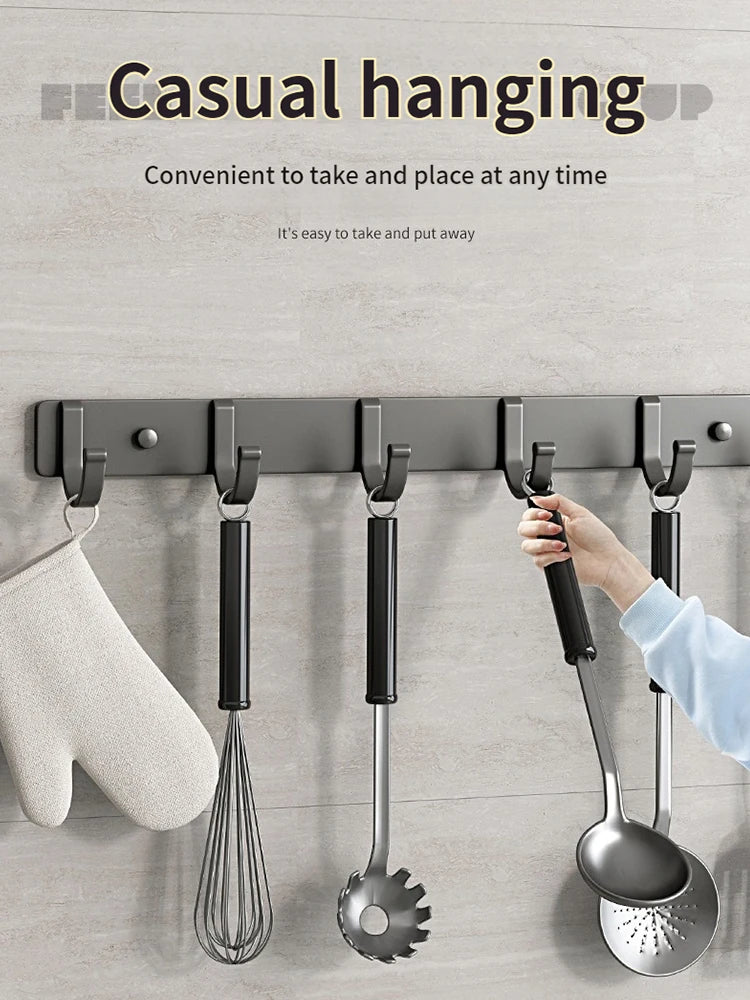No-Drill Coat & Robe Hook | Aluminum Wall Hanger Organizer