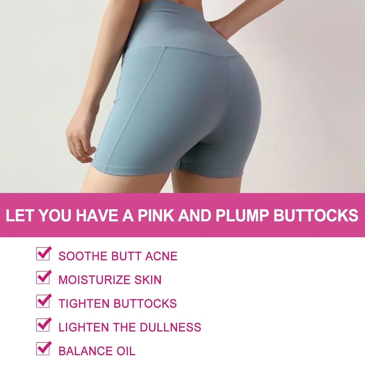 Butt Thigh Acne Cream Remove Pimples Moisturizing Clarifying Brightening Smoothing Skin Care Thigh Acne Removal Cream Peaceful Pleasures Health and Wellness