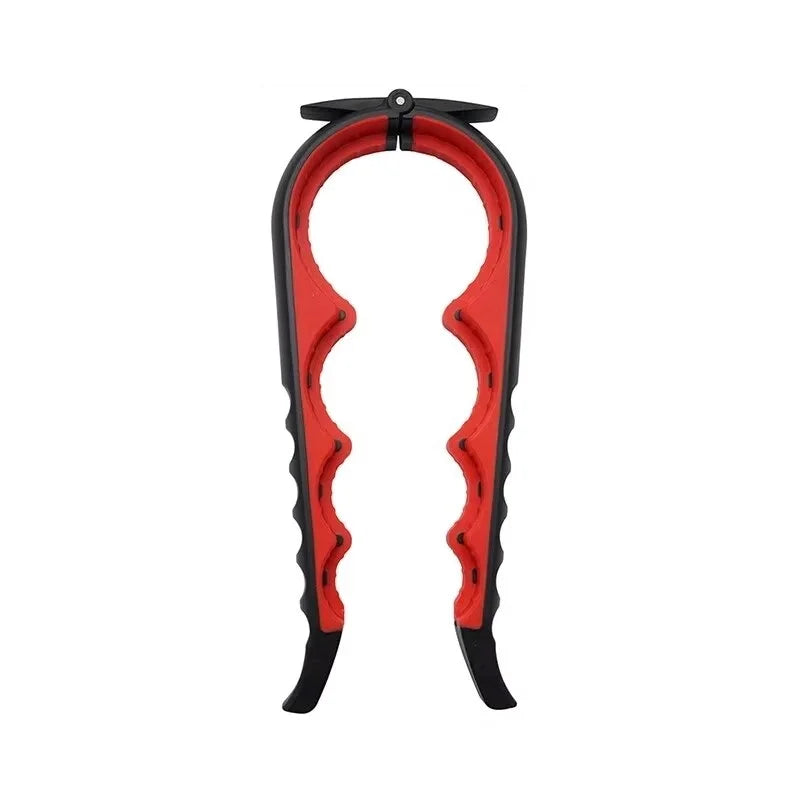 Can Opener Multi Functional Four In One Beverage Bottle Opener Cap Twister Four Position Can Opener Anti Slip Cap Twister Peaceful Pleasures Health and Wellness Black