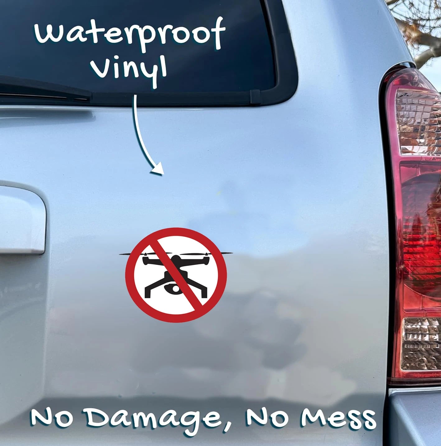 2pcs 5inch No Something Sticker Decal Car Sticker Peaceful Pleasures Health and Wellness