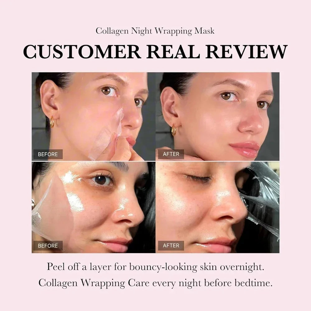 Collagen Overnight Peel-Off Face Mask – Hydrating & Firming