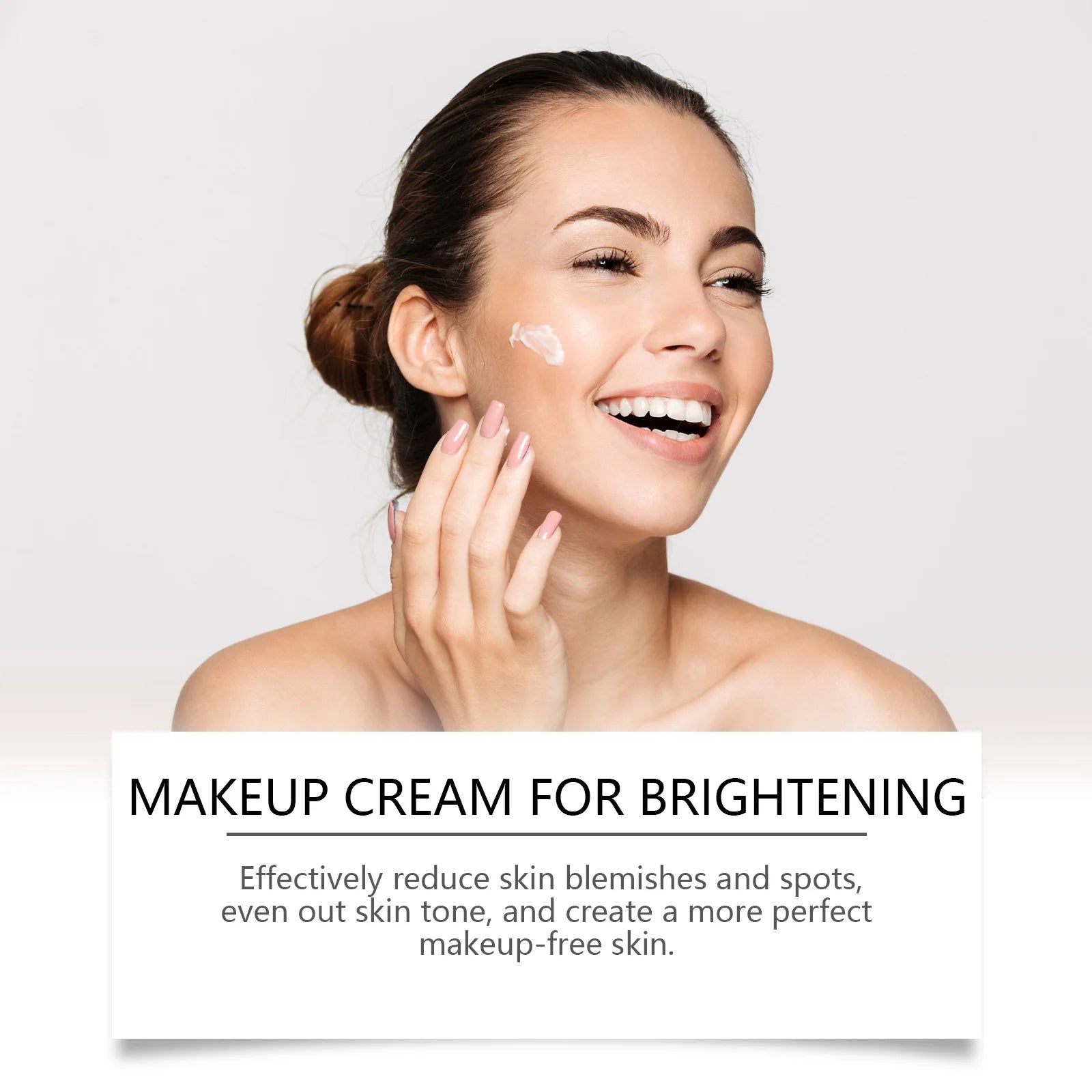 Lazy Face Cream Invisible Pores Cover Dark Spot Oil Control Brightening Foundation Base Concealer Moisturizing Isolation Cream Peaceful Pleasures Health and Wellness