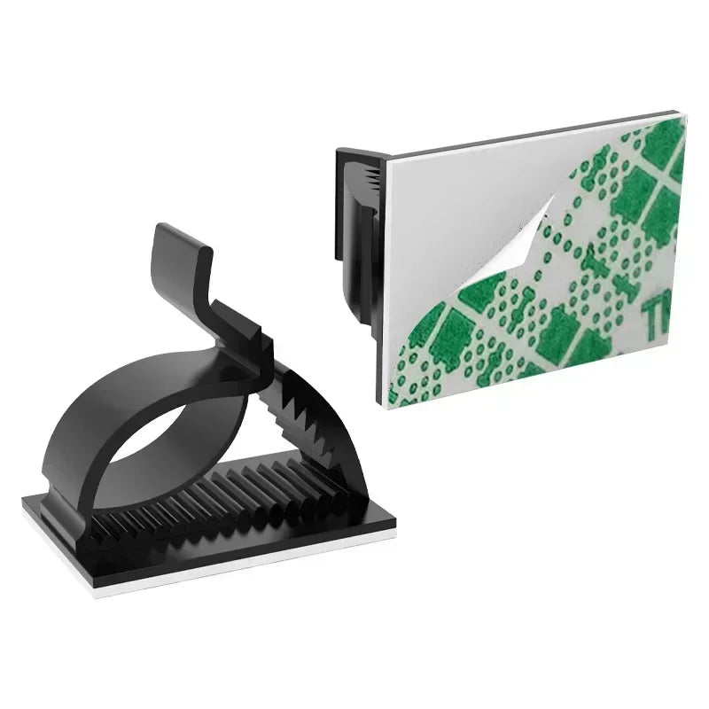 Self-Adhesive Cable Management Clips | Wire Organizer 10–30 Pack