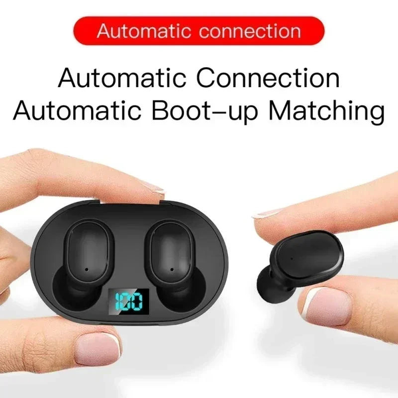 E6S Wireless Bluetooth Headset TWS Bluetooth Headset Wireless Headset Noise-Canceling Headset with Microphone Peaceful Pleasures Health and Wellness