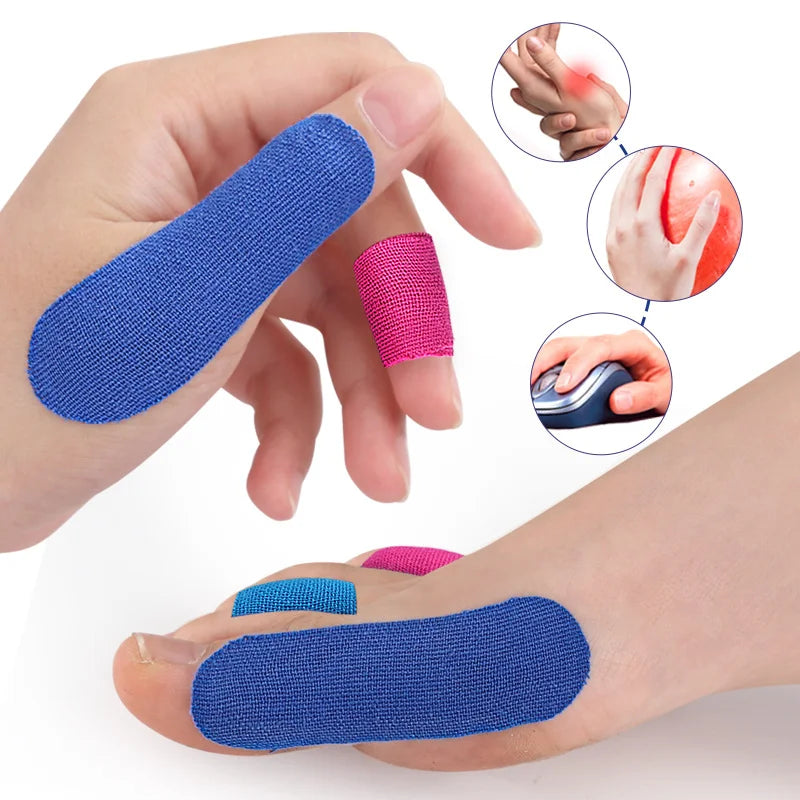 20 Pieces Anti Friction Motion Finger Protection Tape Breathable,Flexible,Elastic,Adjustable For Men &Women Protection Patches Peaceful Pleasures Health and Wellness