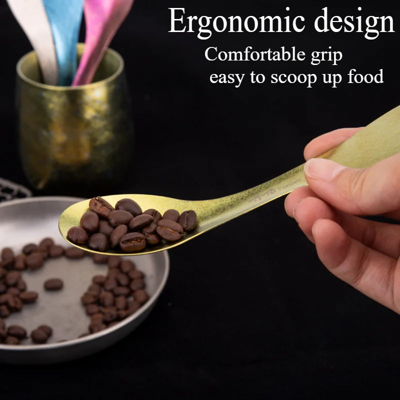 Pure Titanium Spork – Ultralight Camping Fork & Spoon Utensil Camping Spork Utensil Peaceful Pleasures Health and Wellness