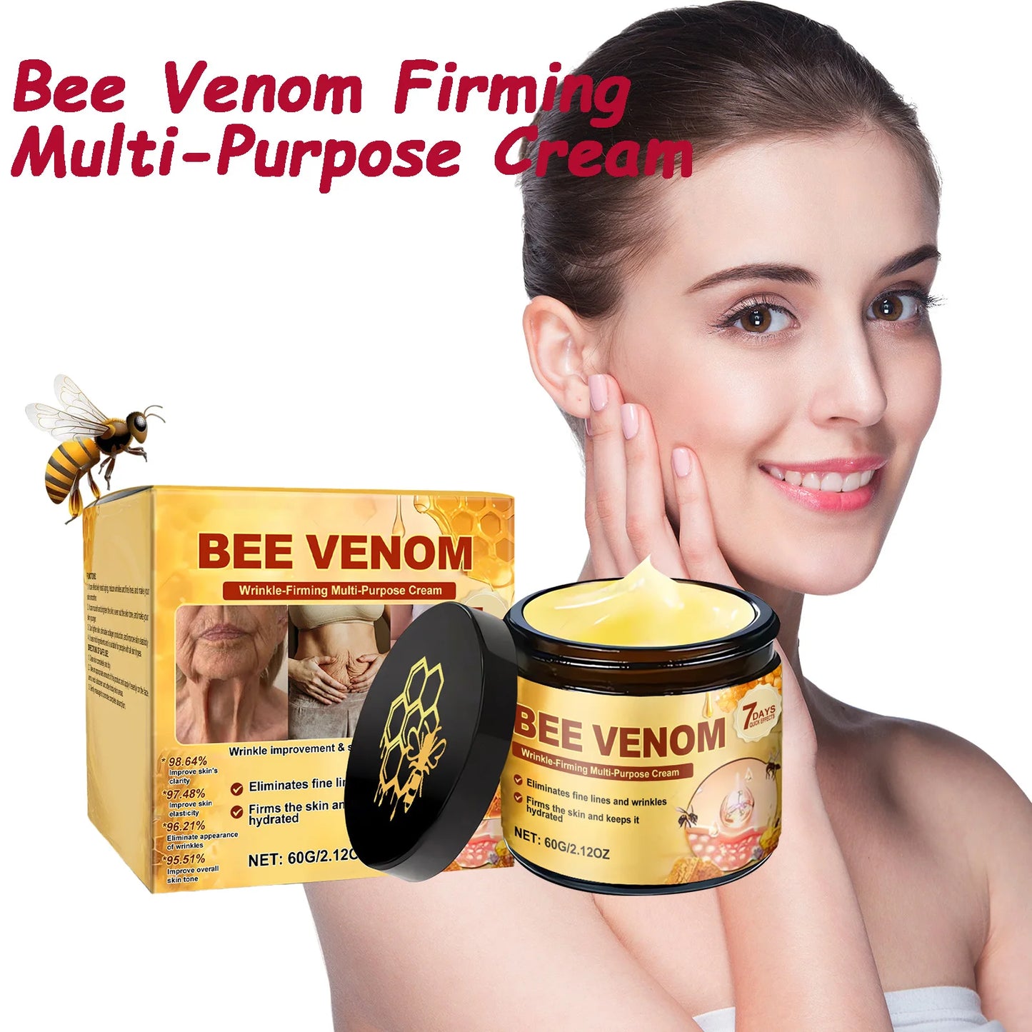 Bee Venom Firming Cream – Anti-Aging Lifting Body Cream