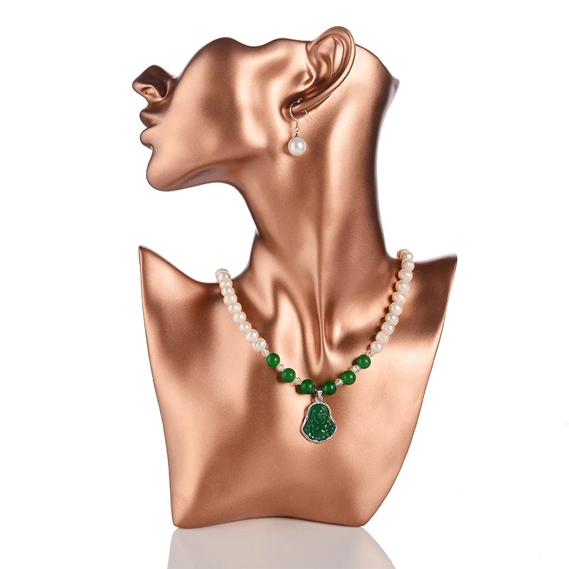 Resin Abstract Bust Mannequin Head Jewelry Display Stand