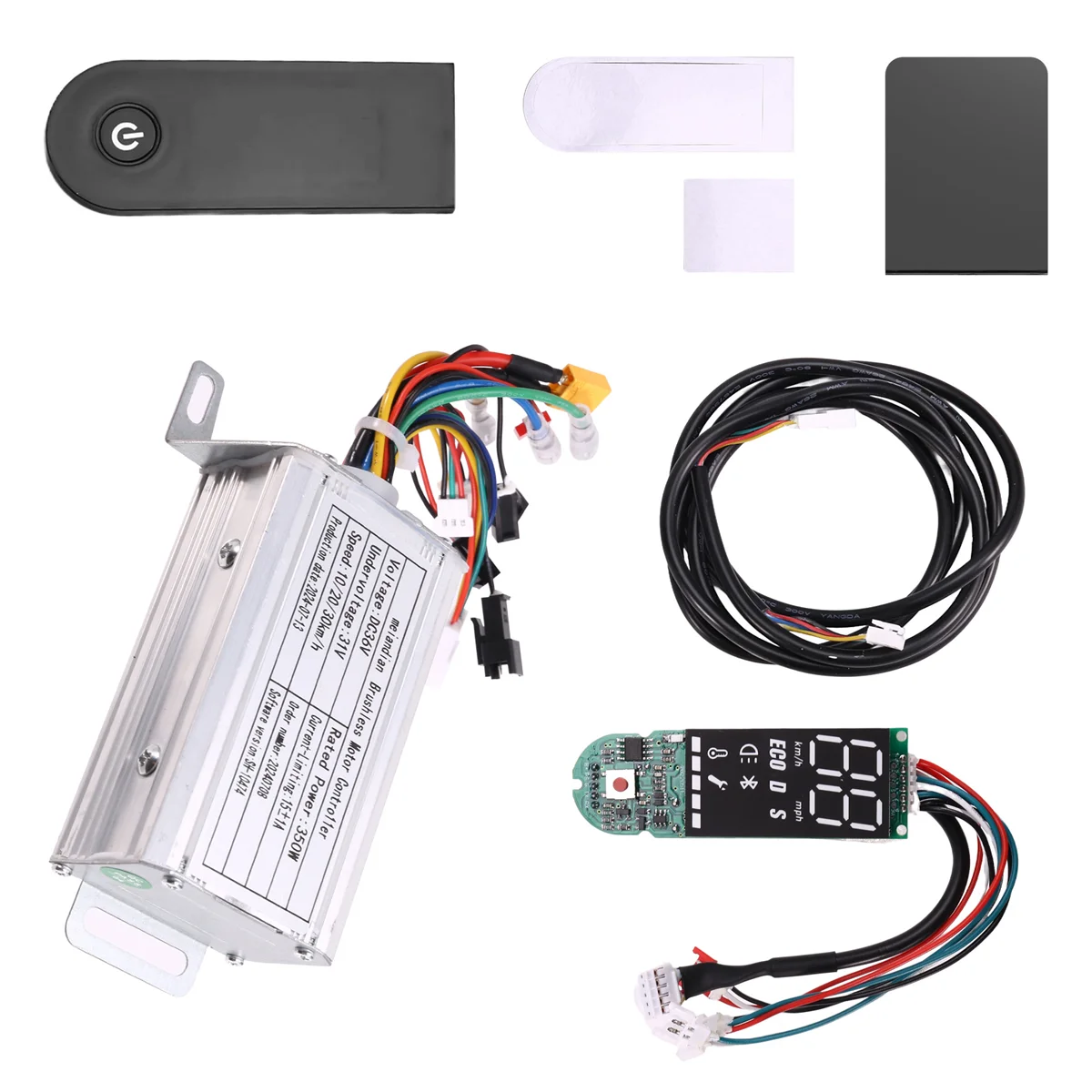 Durable 36V 350W Brushless Controller+Bluetooth Meter+Extension Cord Kit for Xiaomi M365/M365 Pro Electric Scooter Peaceful Pleasures Health and Wellness