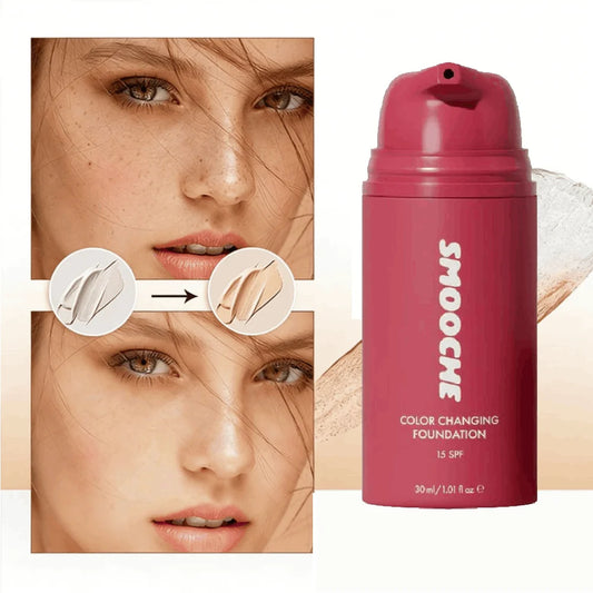 Color Changing Foundation – Self-Adjusting Shade & Full Coverage Liquid Foundation Peaceful Pleasures Health and Wellness