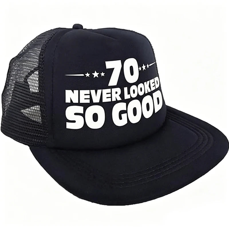 Birthday Trucker Hat "Never Looked So Good" | 30 40 50 60 70